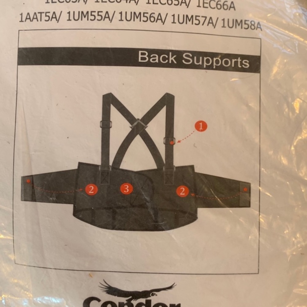 Condor Back Support 1EC64A - Picture 3 of 3